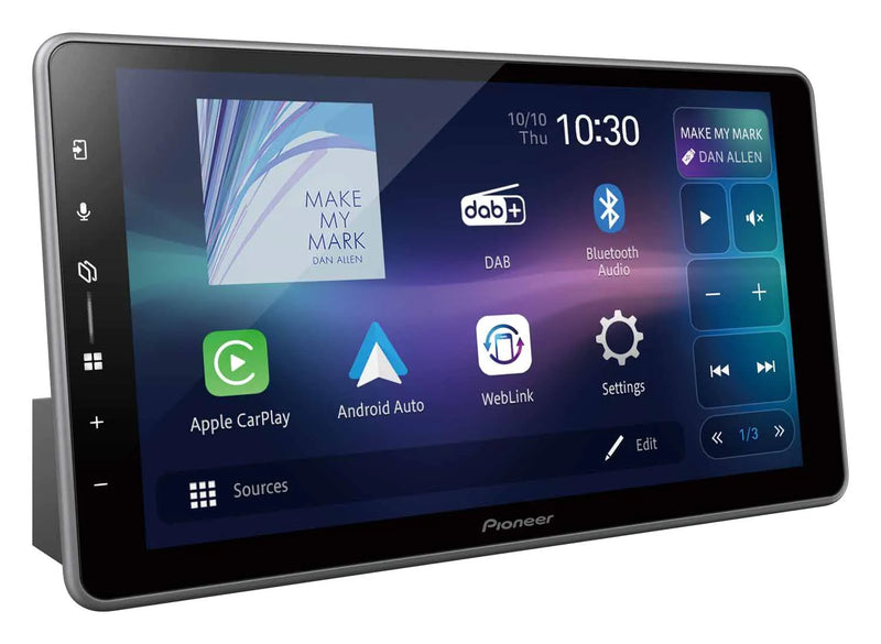 NEW ..Pioneer SPH-DA97DAB - 9.0” Touchscreen Wireless CarPlay Android Auto™ DAB Bluetooth Stereo