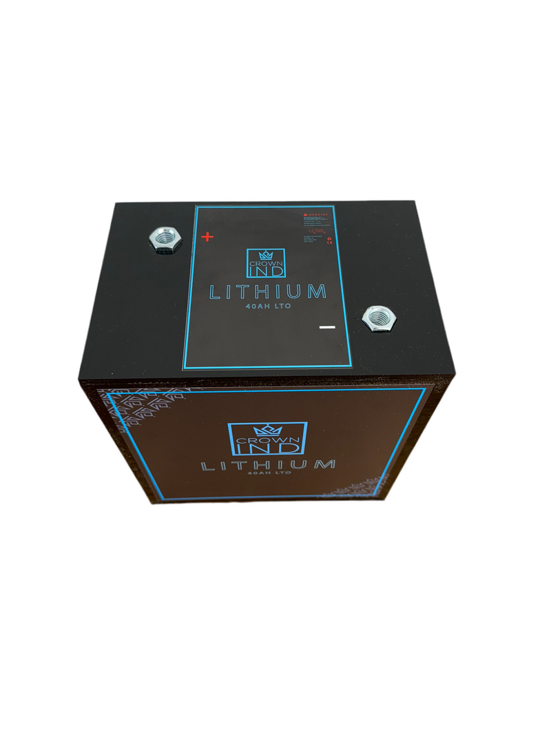 CROWNCUSTOMS 40AH LITHIUM HIGH DISCHARGE AUDIO BATTERY (CUBE)