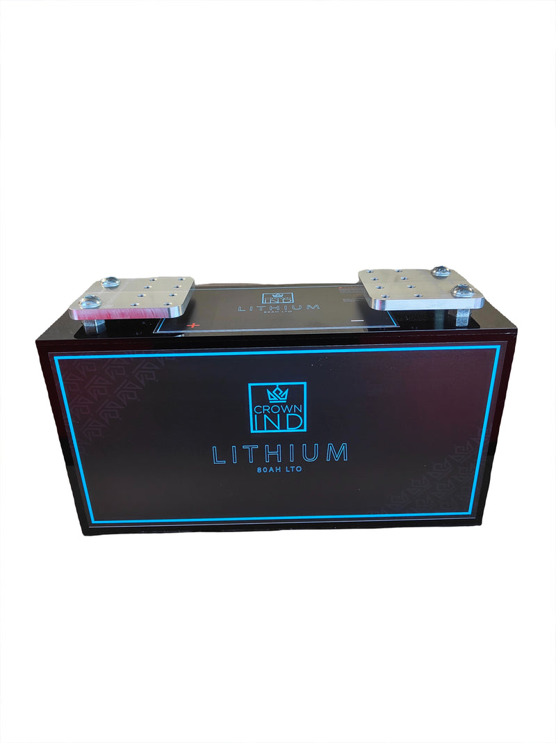 CROWNCUSTOMS 80AH LITHIUM HIGH DISCHARGE AUDIO BATTERY