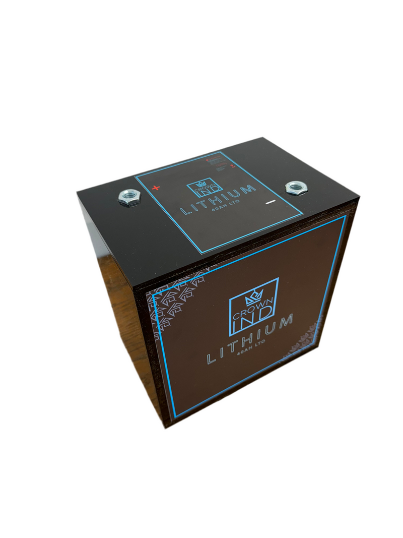 CROWNCUSTOMS 40AH LITHIUM HIGH DISCHARGE AUDIO BATTERY (CUBE)