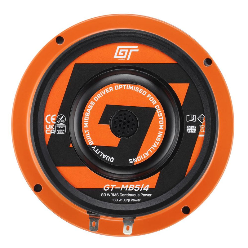 Bassface GT Audio GT-MB5/4 - 5" Component Midbass Speaker