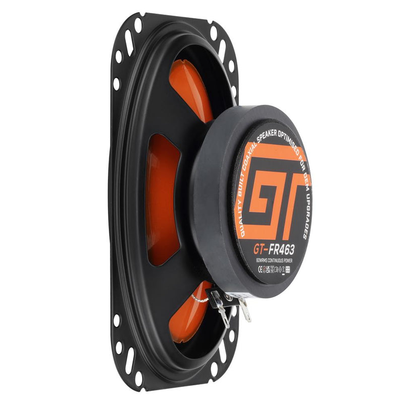 Bassface GT Audio GT-FR463 - 4x6" Coaxial Speakers (PAIR)