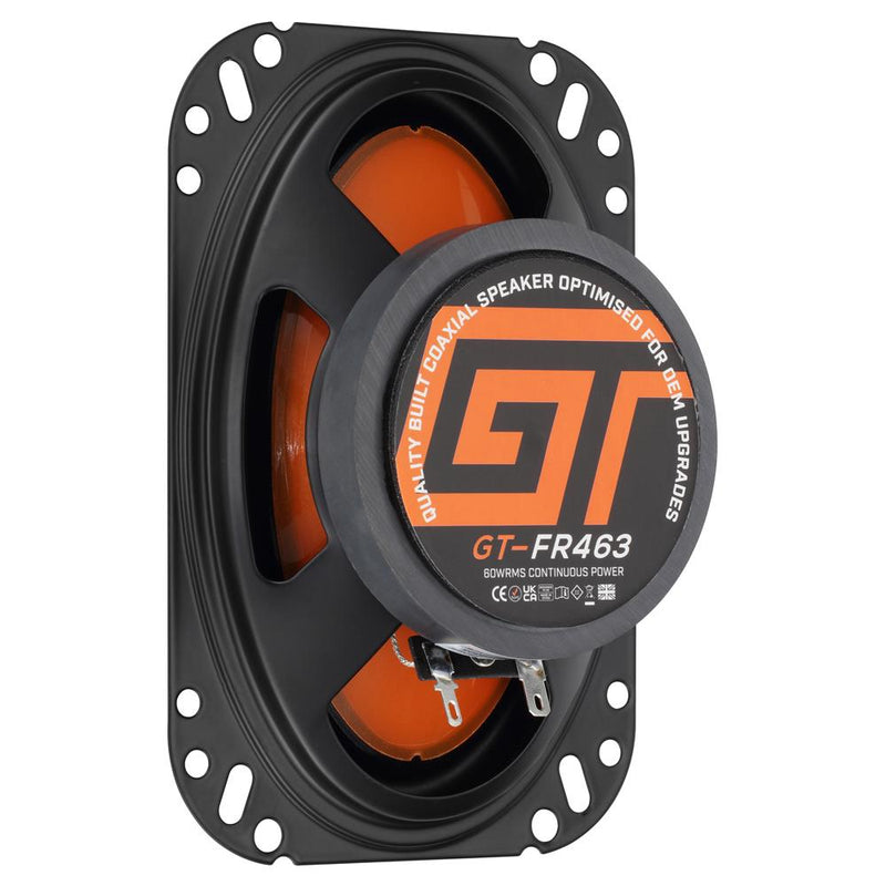 Bassface GT Audio GT-FR463 - 4x6" Coaxial Speakers (PAIR)