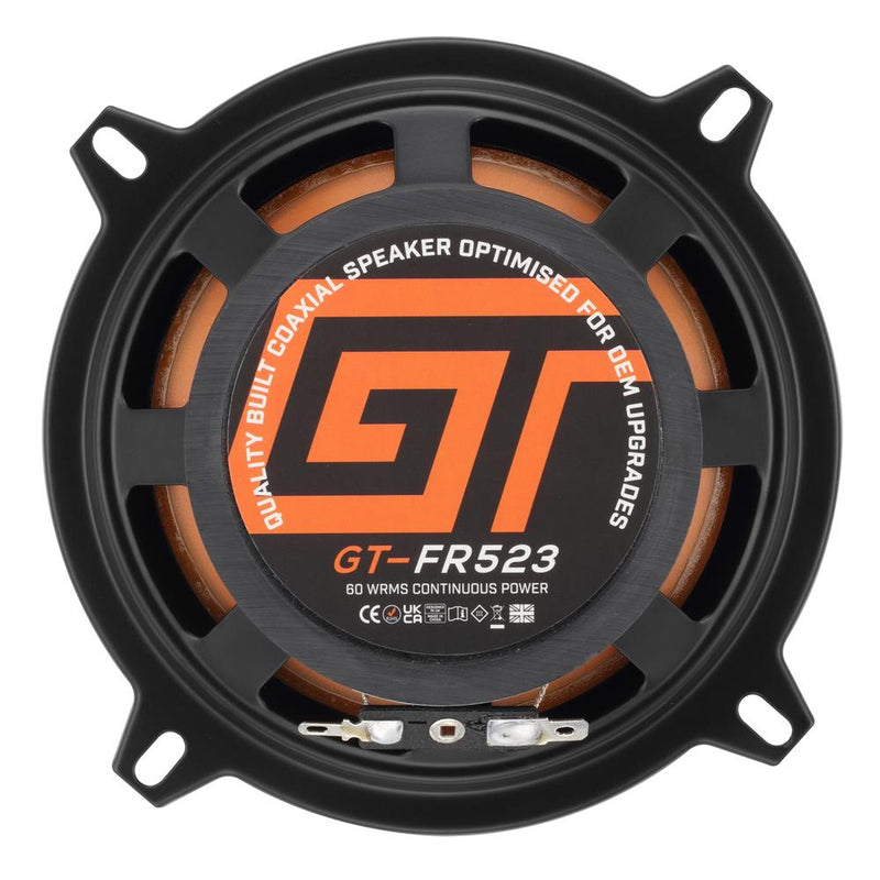 Bassface GT Audio GT-FR523 - 5.25" Coaxial Speakers (PAIR)