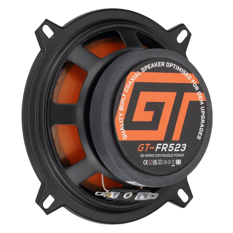 Bassface GT Audio GT-FR523 - 5.25" Coaxial Speakers (PAIR)