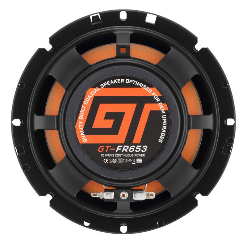 Bassface GT Audio GT-FR653 - 6.5" Coaxial Speakers (PAIR)