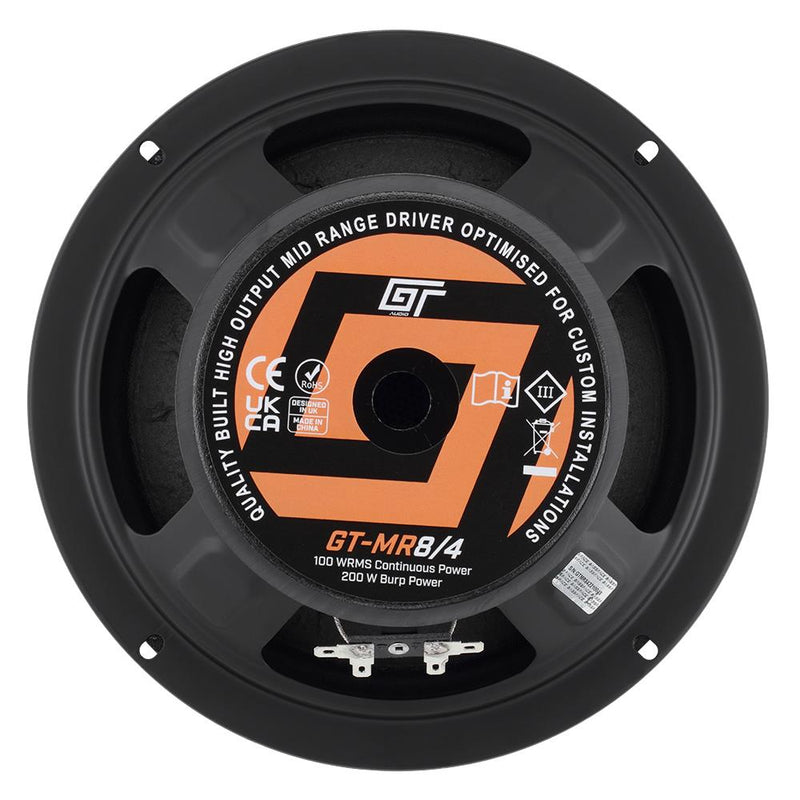 Bassface GT Audio GT-MR8/4 - 8" SPL Component Midrange Speaker