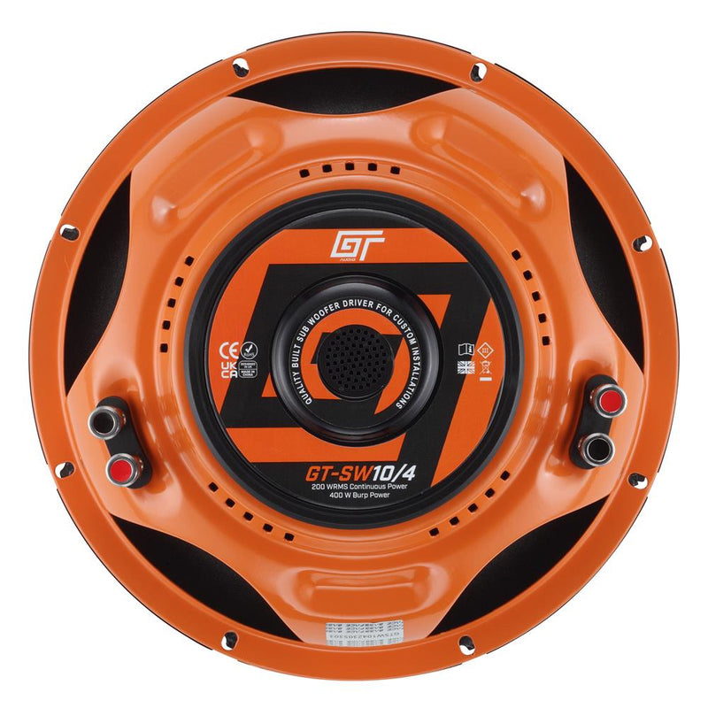 Bassface GT Audio GT-SW10/4 - 10" Subwoofer