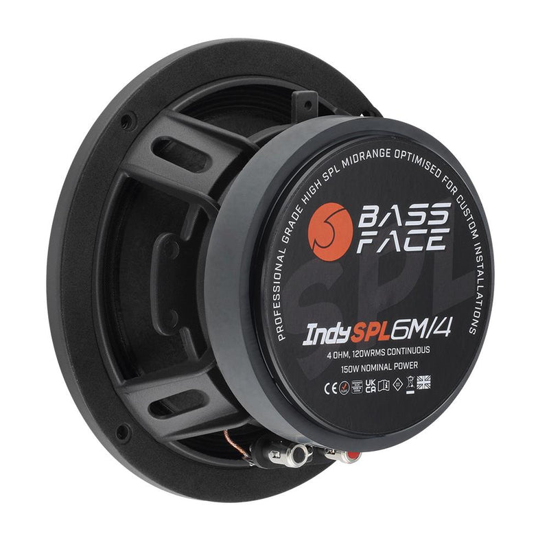 Bassface IndySPL6M/4 - 6.5" Midrange Speaker