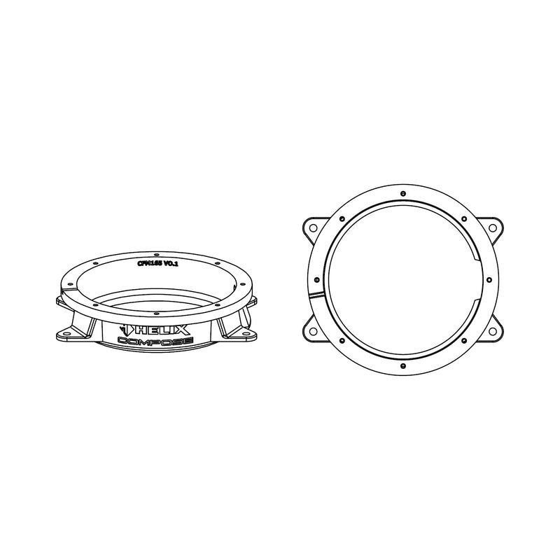 CFMK165 VOL.1 - 6.5" Volvo Speaker Adapter Rings