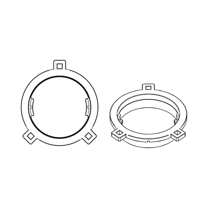 CFMK25 VW.1 - 0.75”/20mm Volkswagen, Skoda & Seat Tweeter Adapter Rings