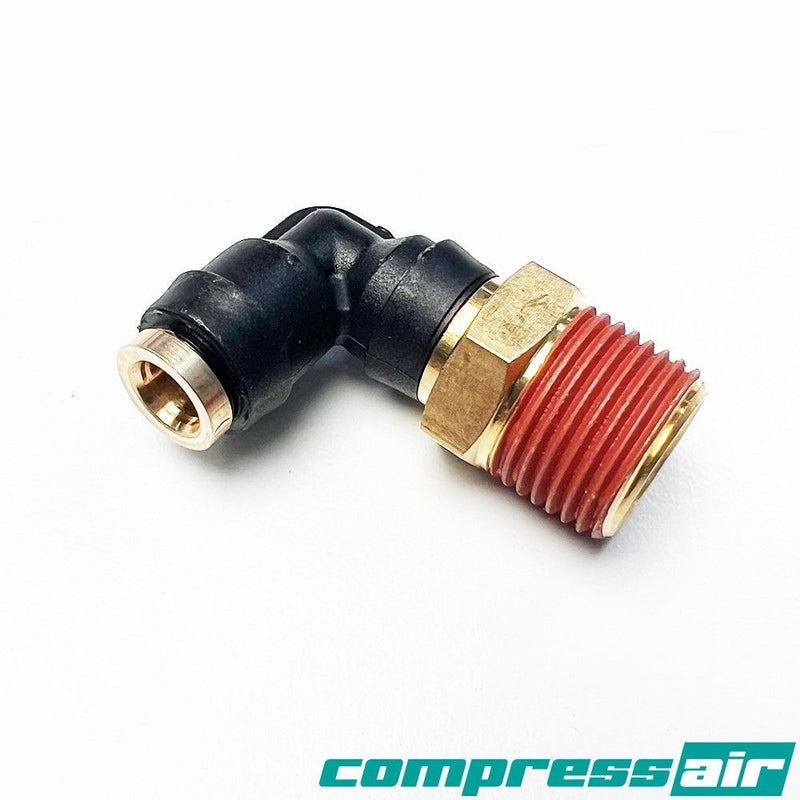 CompressAir CA21847 - Elbow 3/8" MNPT To 1/4" PTC (Sold Individually)