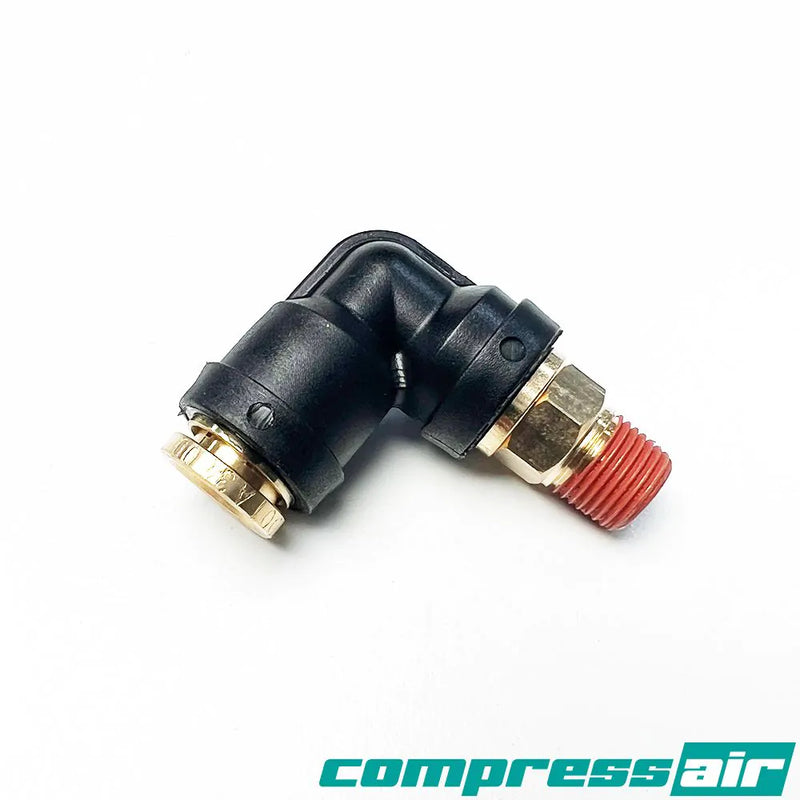 CompressAir CA21854  - Elbow 1/8" MNPT To 3/8" PTC (Sold Individually)