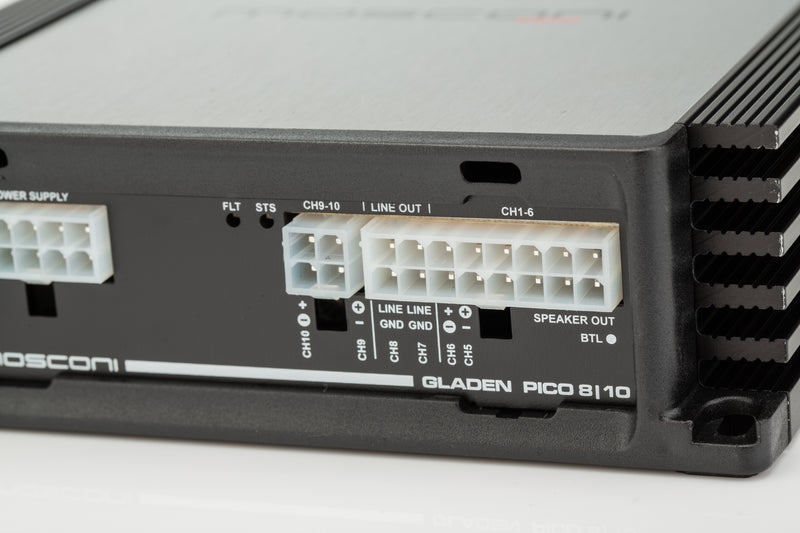 Gladen Mosconi PICO 8|10 DSP - 8 Channel Amplifier With DSP