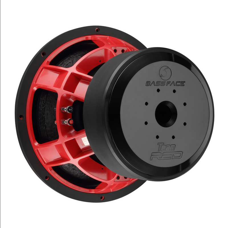 Bassface Team RED15/1 - 15" Wide Excursion Competition Subwoofer