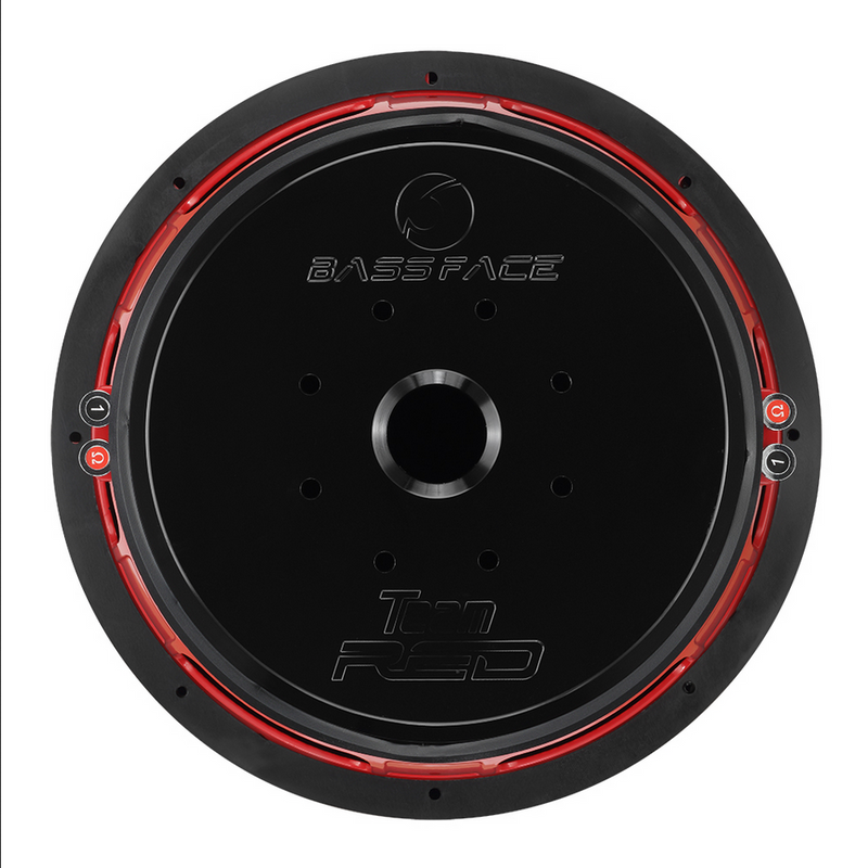 Bassface Team RED15/1 - 15" Wide Excursion Competition Subwoofer