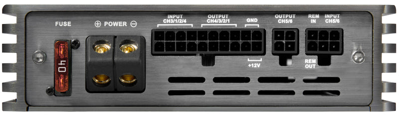 M6V4  6-CHANNEL CLASS D AMPLIFIER WITH 8-CHANNEL DSP 12v