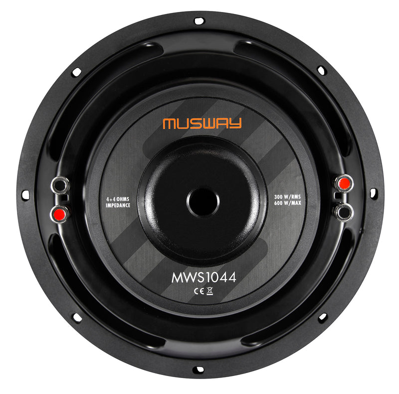 MUSWAY MWS1044 - 10" Subwoofer - Dual 4ohm