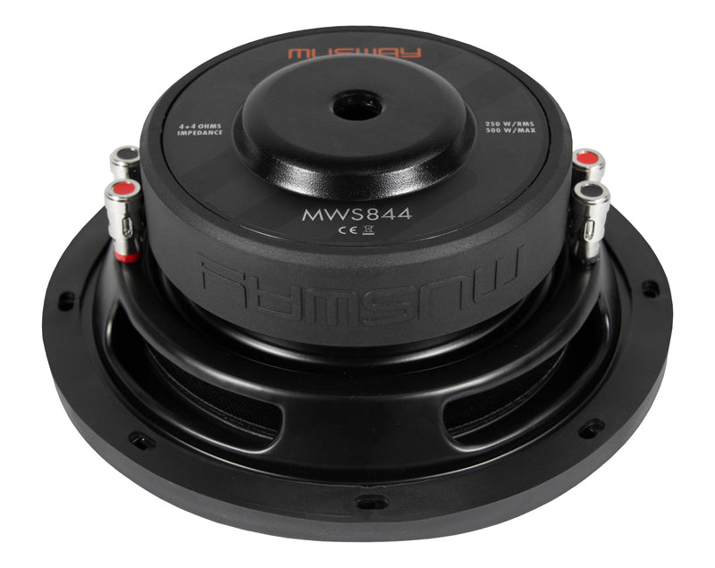 MUSWAY MWS844 - 8" Subwoofer - Dual 4 ohm