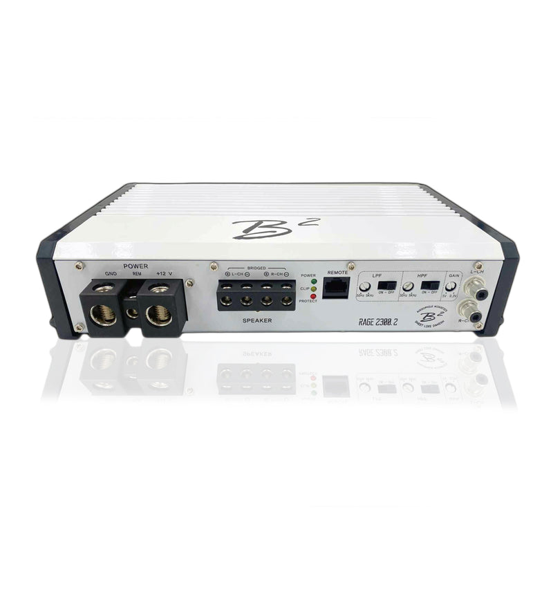 B2 Audio RAGE 2300.2 - 2 Channel Amplifier)