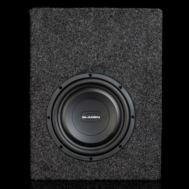 GLADEN GA-RSX10SLIM-SB-CU-AC - 10" Subwoofer Enclosure